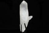 Huge, Natural Quartz Point With Metal Stand #206907-1